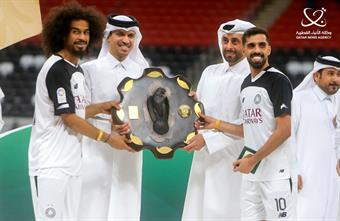 نادي (السد) يتوج بلقب الدوري القطري لكرة القدم                                                                                                                                                                                                            