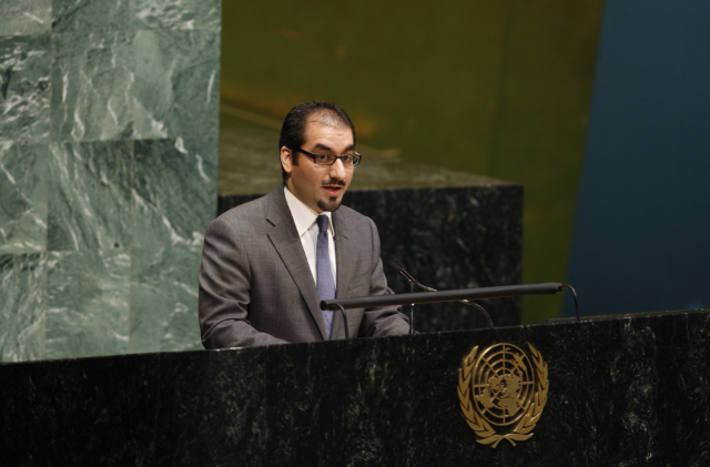 Hassan Abul-Hassan, the third secretary of the Kuwaiti permanent mission at the UN