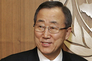 السكرتير العام للأمم المتحدة بان كي مون