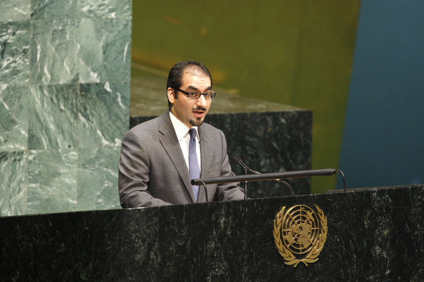 Third Secretary of the Permanent Mission of Kuwait to the UN Hassan Shaker Abu Al-Hassan