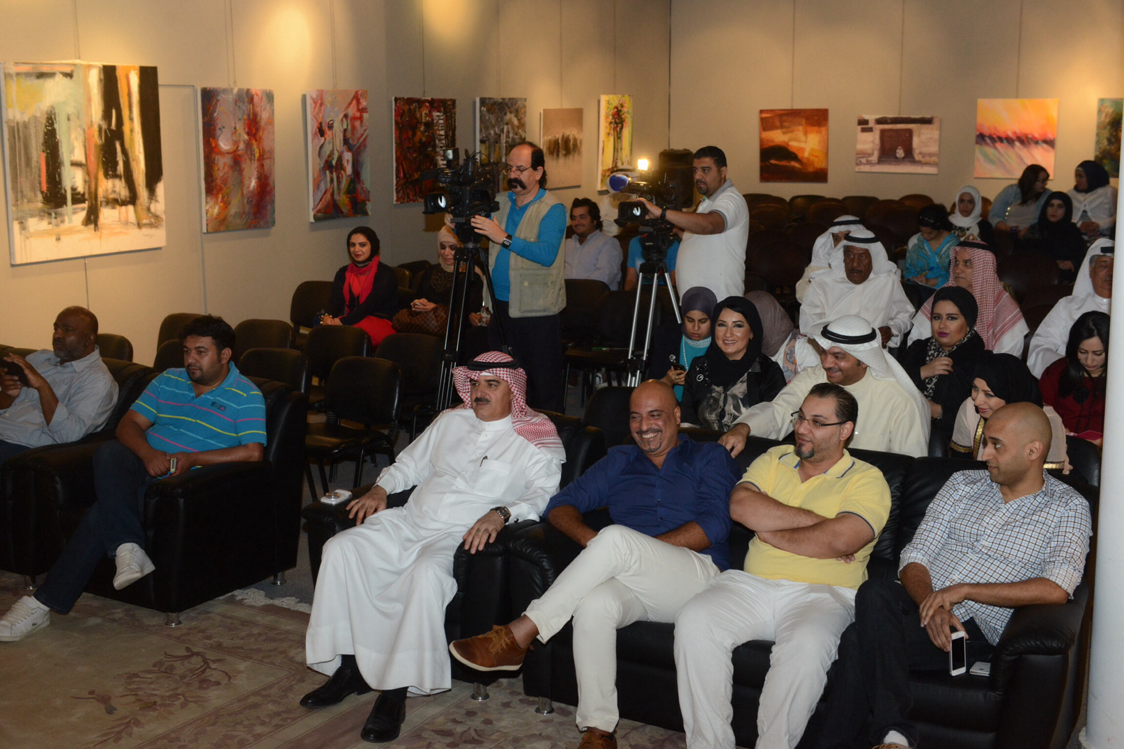 Audience at Kuwait Arts Association's press conference