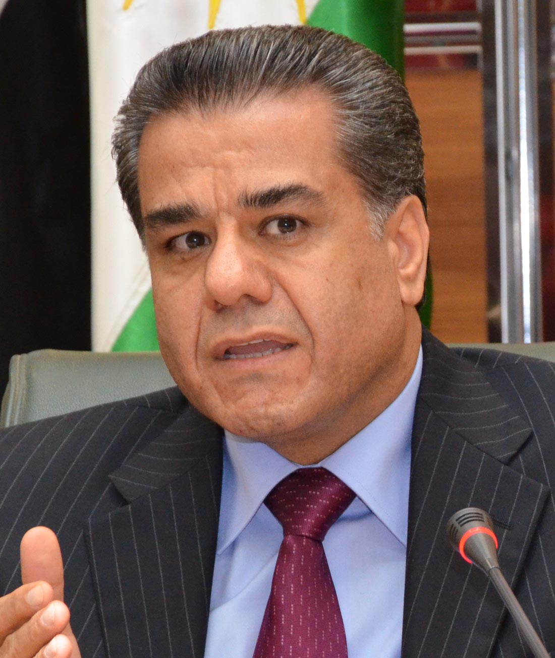 Falah Mustafa, head of the Foreign Relations Department