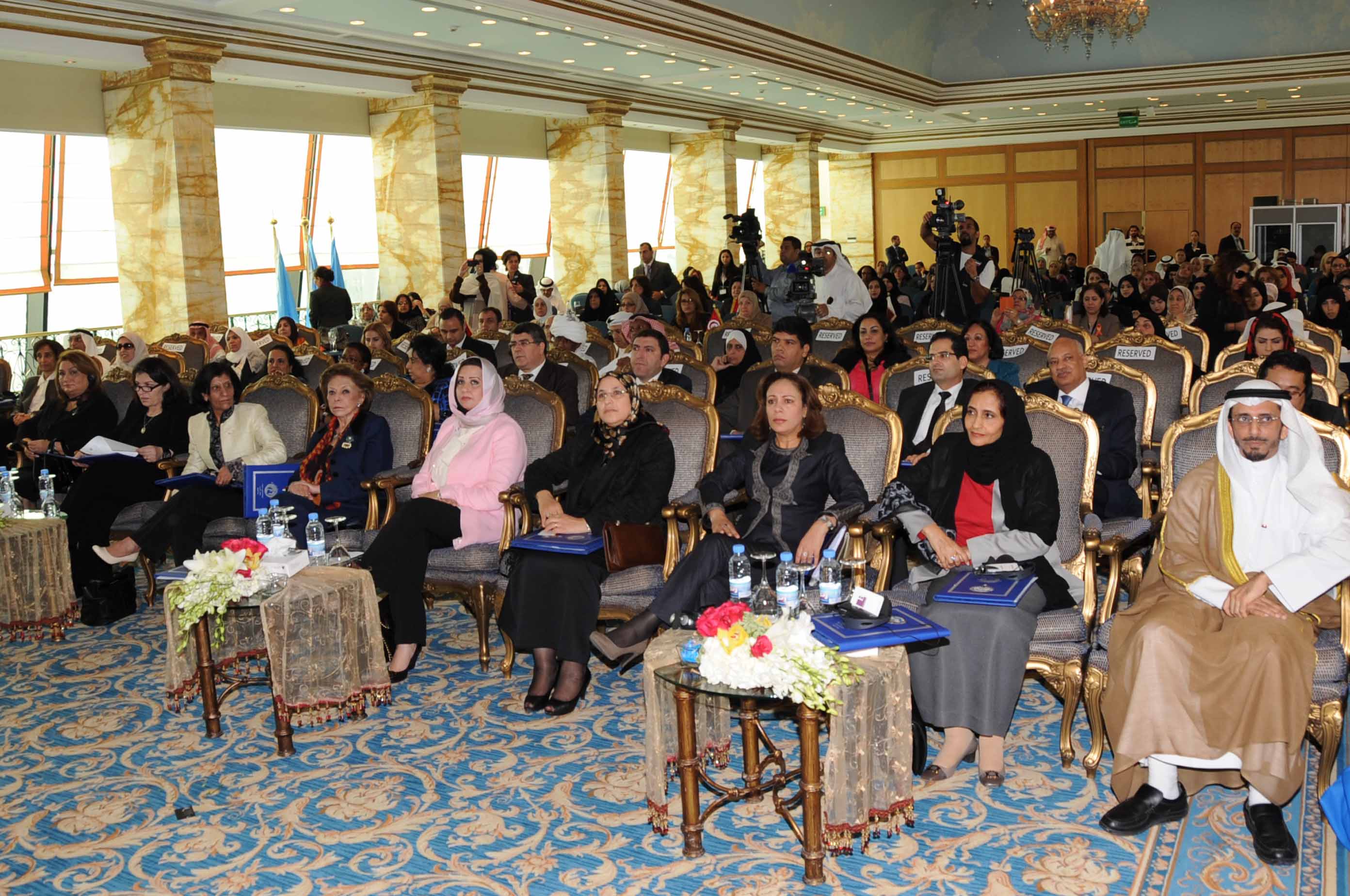 Audience at the Sixth Session of the Committee on Women of the UN Economic and Social Commission for Western Asia (UN-ESCWA)