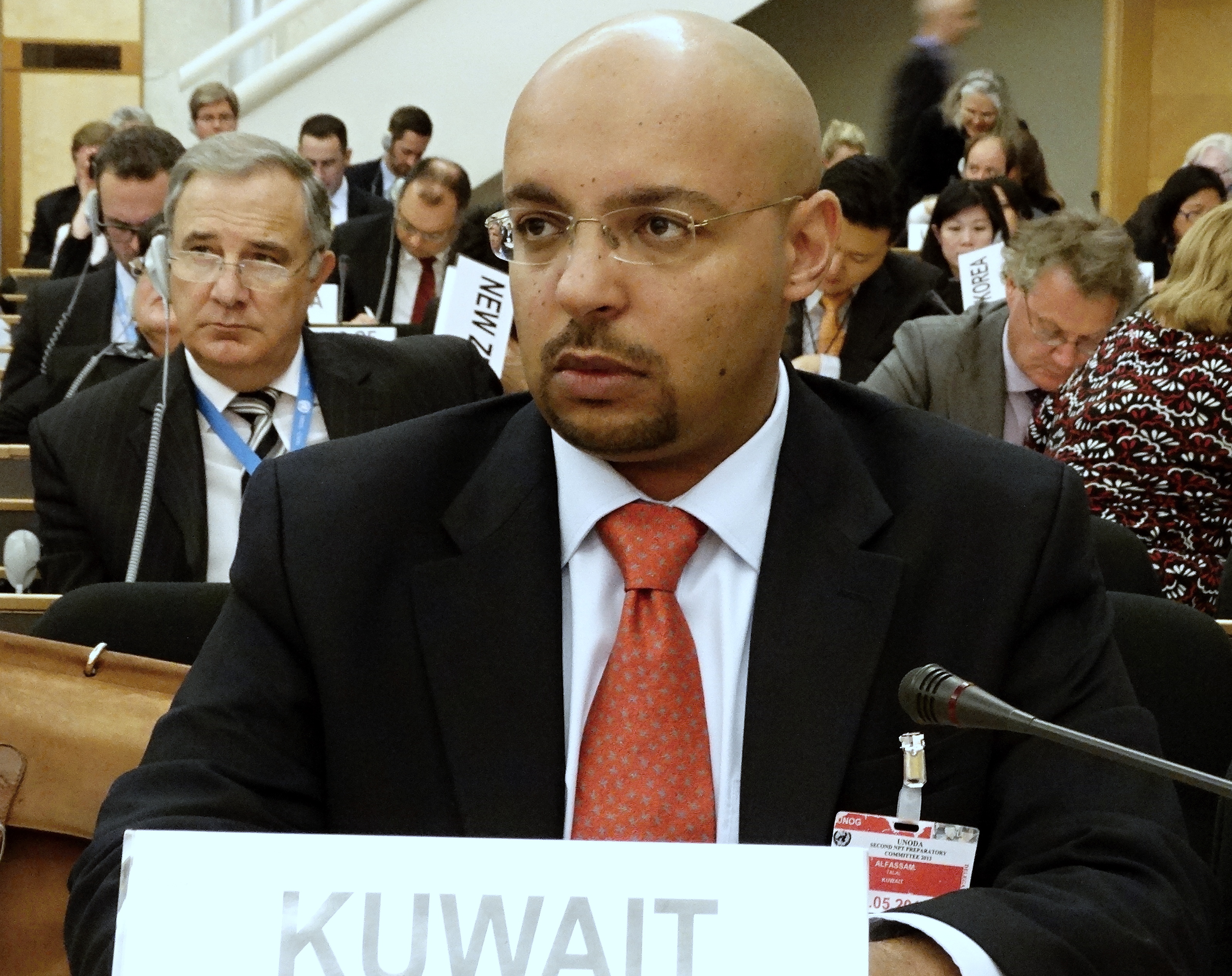 The Kuwaiti diplomat Talal Al-Fusam