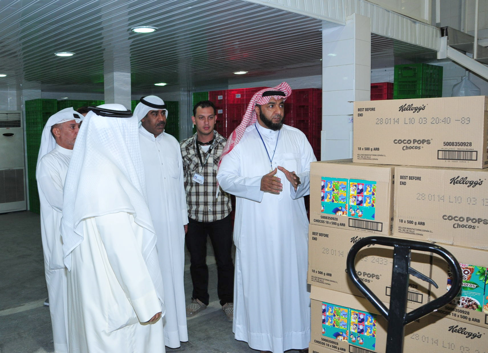 tour to ensure the validity and safety of food distributed to schools to maintain