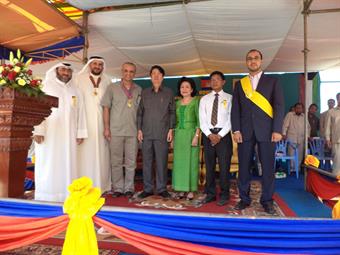Kuwaiti Ambassador to Cambodia Dherar Al-Tuwaijri inaugurated several Kuwaiti charity and humanitarian projects in Cambodia's