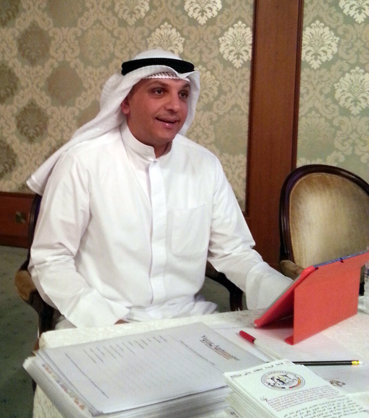 Professor of English language and literature at Kuwait University Dr. Mishaal Al-Shaheen