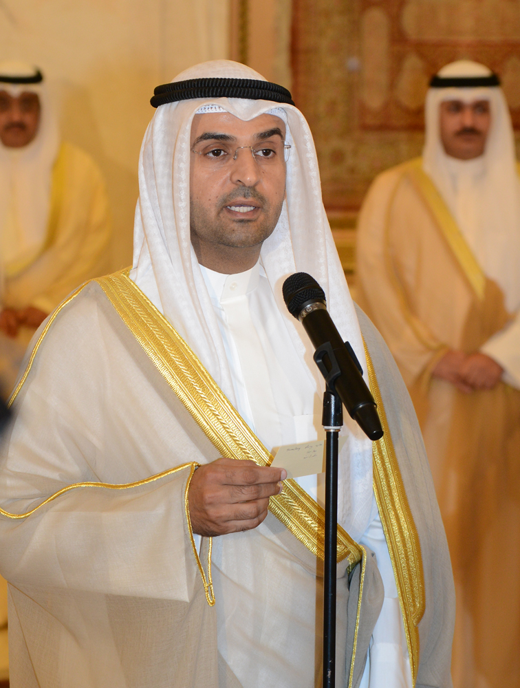 وزير التربية ووزير التعليم العالي الدكتور نايف فلاح الحجرف يؤدي اليمين الدستورية
