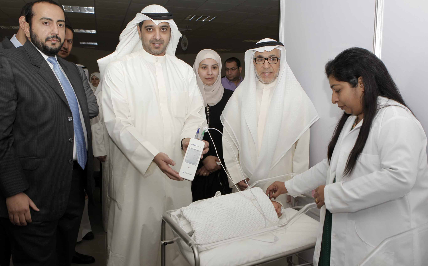 health minister Sheikh Mohammad Abdullah Al-Sabah launches newborn hearing screening prog