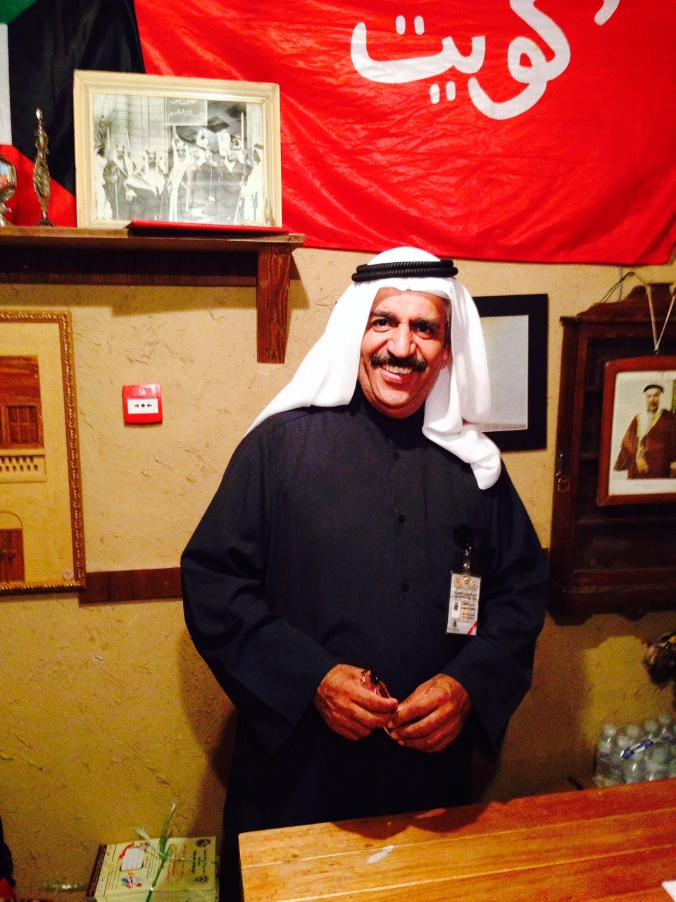 مدير قرية (صباح الأحمد) التراثية حسين القطان