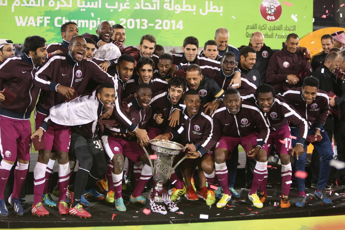 Qatar football wins WAFF W. Asian title