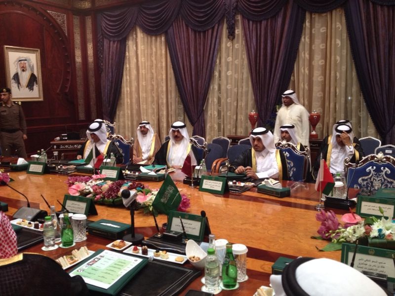 Kuwaiti Deputy Prime Minister and Interior Minister Sheikh Mohammad Al-Khaled Al-Sabah during the extraordinary meeting for the Gulf Cooperation Council (GCC) Interior Ministers