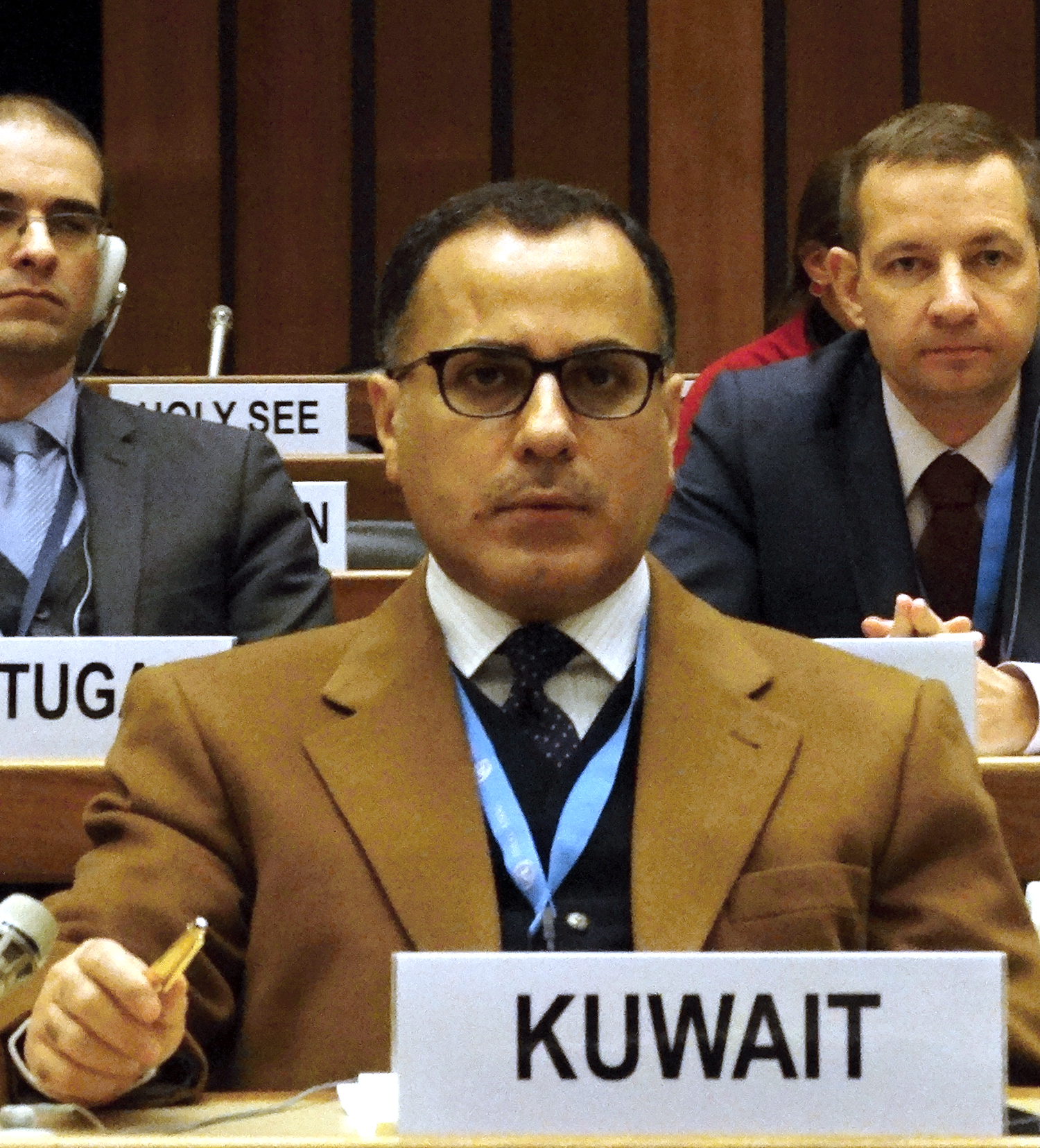 Kuwait's Delegate to the United Nations Office and International Organizations in Geneva Jamal Al-Ghuneim