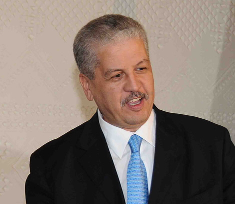 Algeria's Prime Minister Abdulmalek Sallal