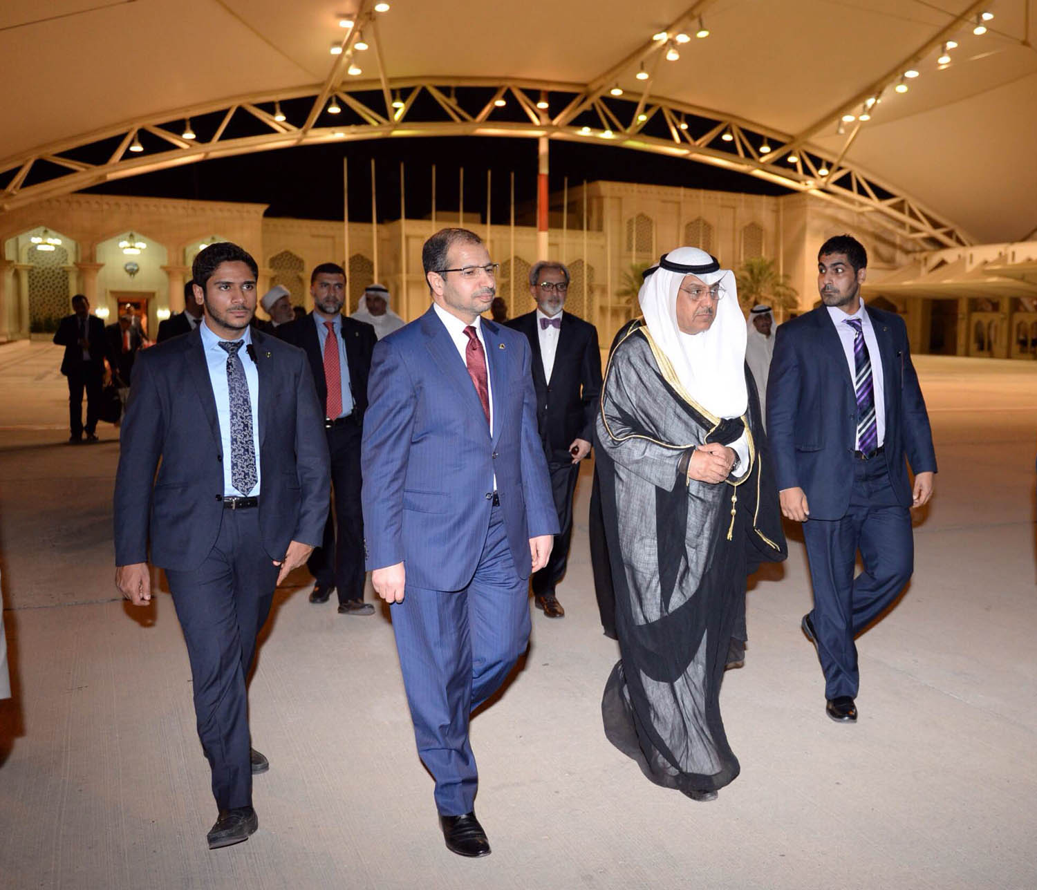 Iraq's Speaker of the Council of Representatives Salim Al-Jabouri and a delegation of lawmakers departed Kuwait
