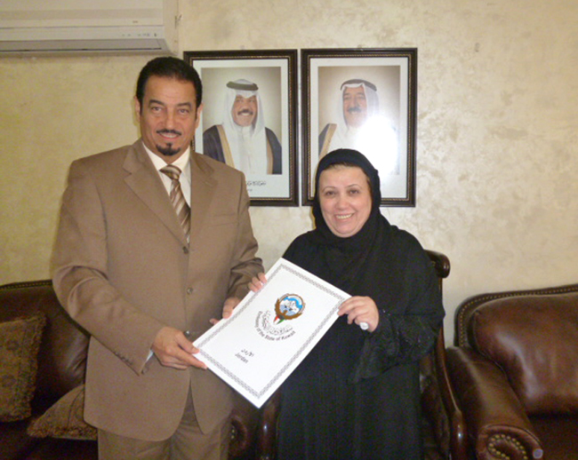 Kuwait's Ambassador to Jordan Hamad Al-Duaij offers donation to Al-Quds Open University