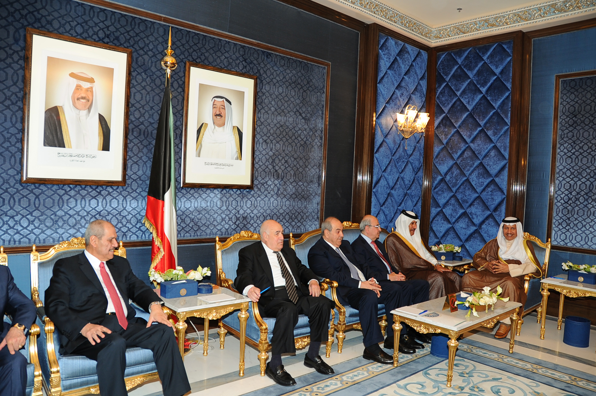 His Highness the Prime Minister Sheikh Jaber Mubarak Al-Hamad Al-Sabah receives AIRC chairman