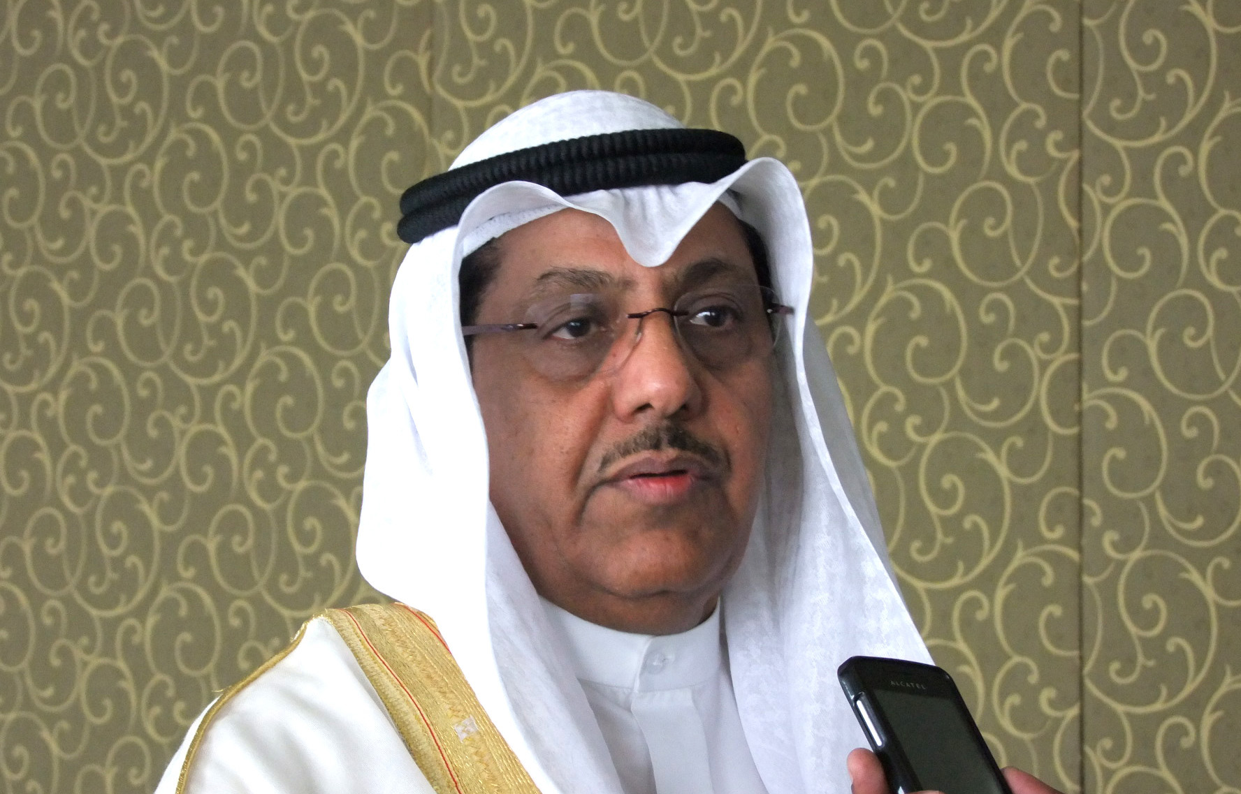 Deputy Speaker of Kuwait's National Assembly and Arab Parliament Member Mubarak Al-Khurainej