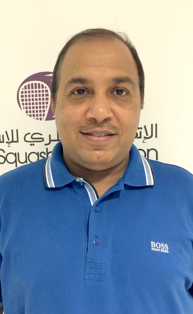 the Chairman of Kuwait Squash Federation Waleed Al-Semei