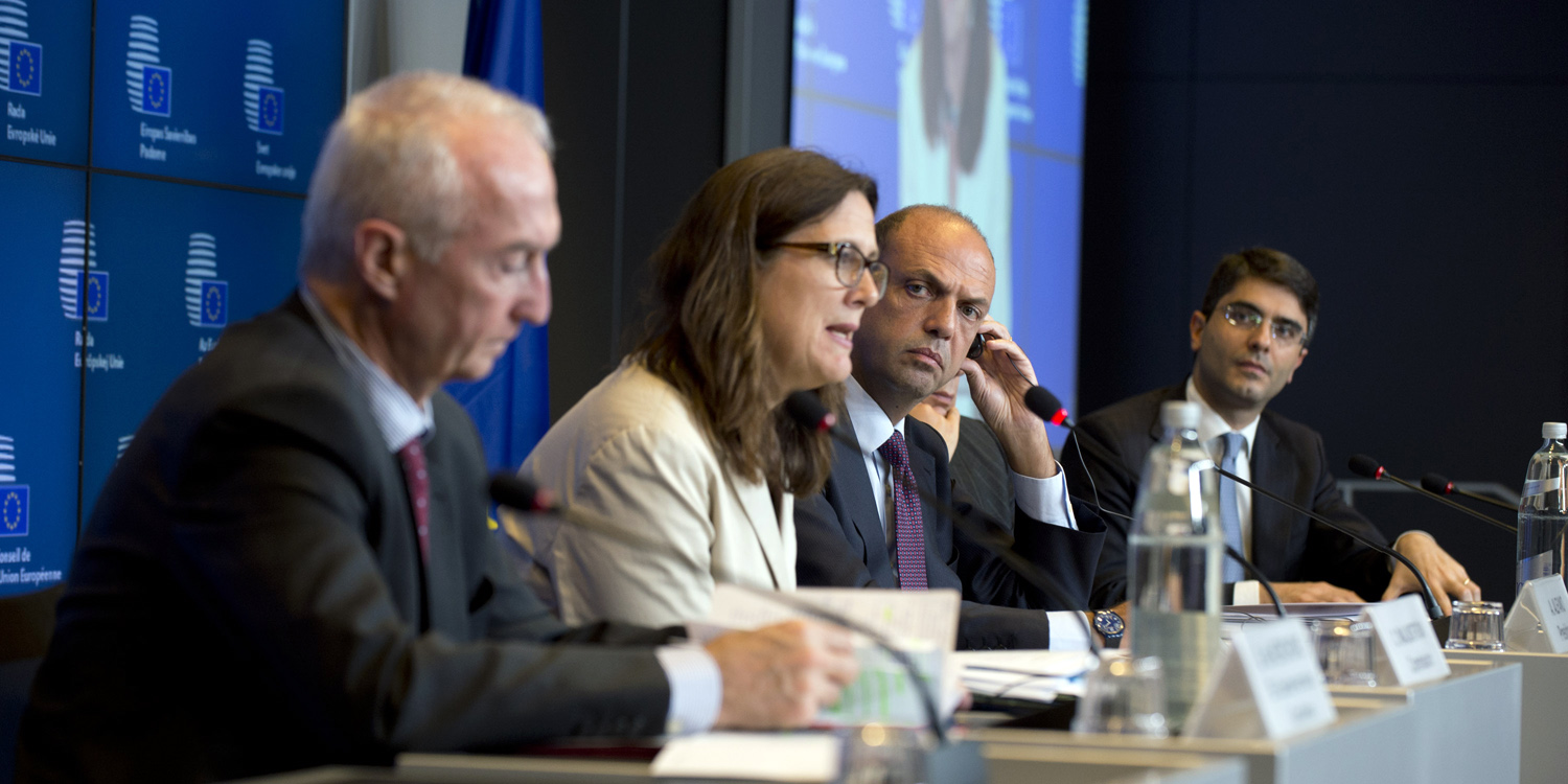 EU interior ministers meeting in Luxembourg 