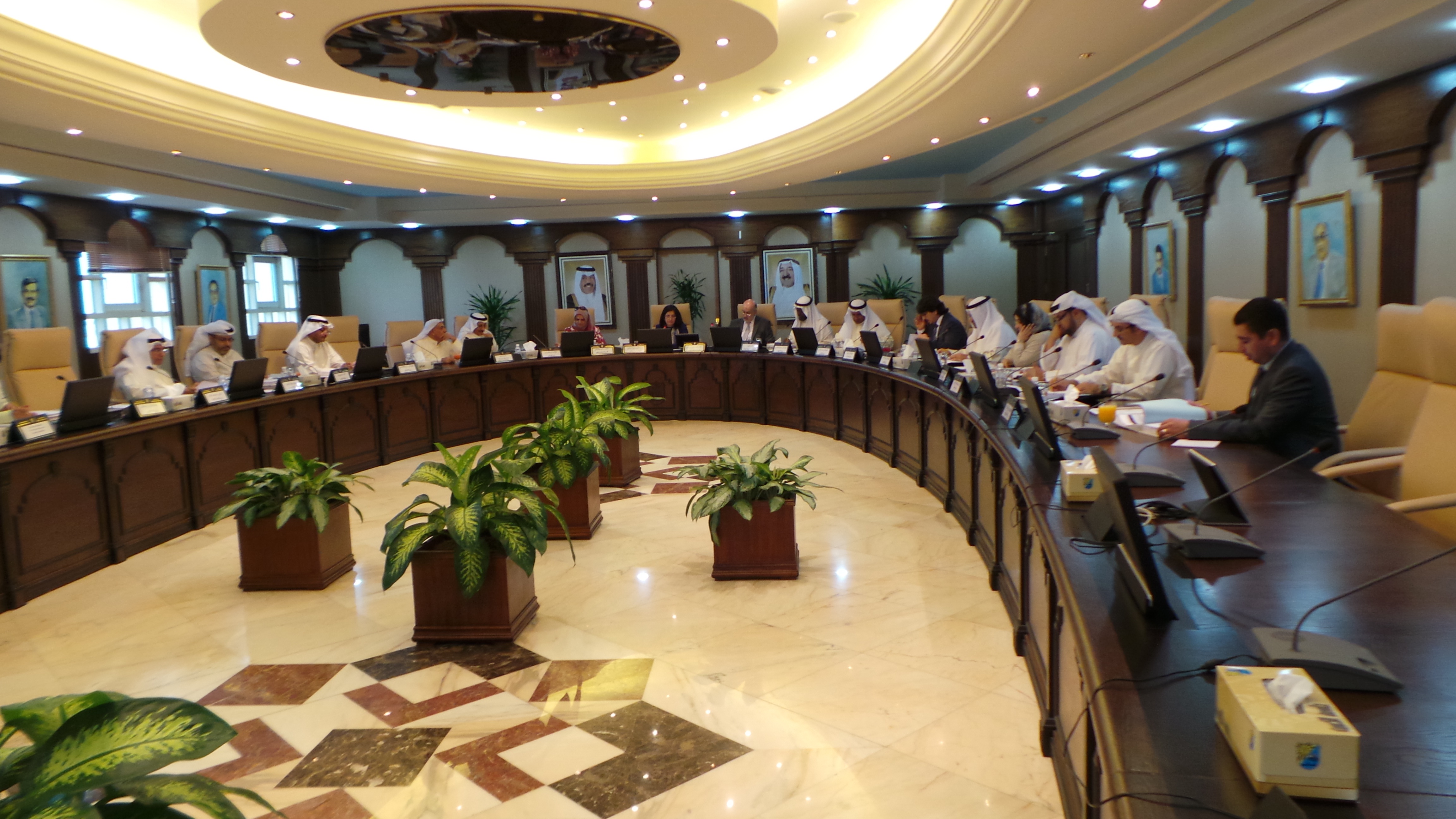 Kuwait University's higher studies faculties board meeting