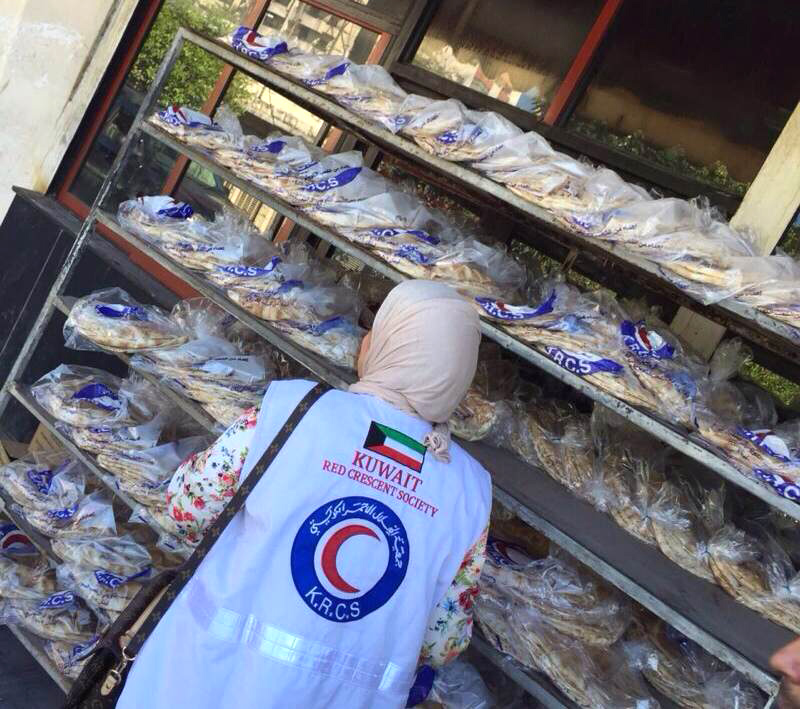 Kuwait Red Crescent Society " Seventh Loaf of Bread" activity in Lebanon
