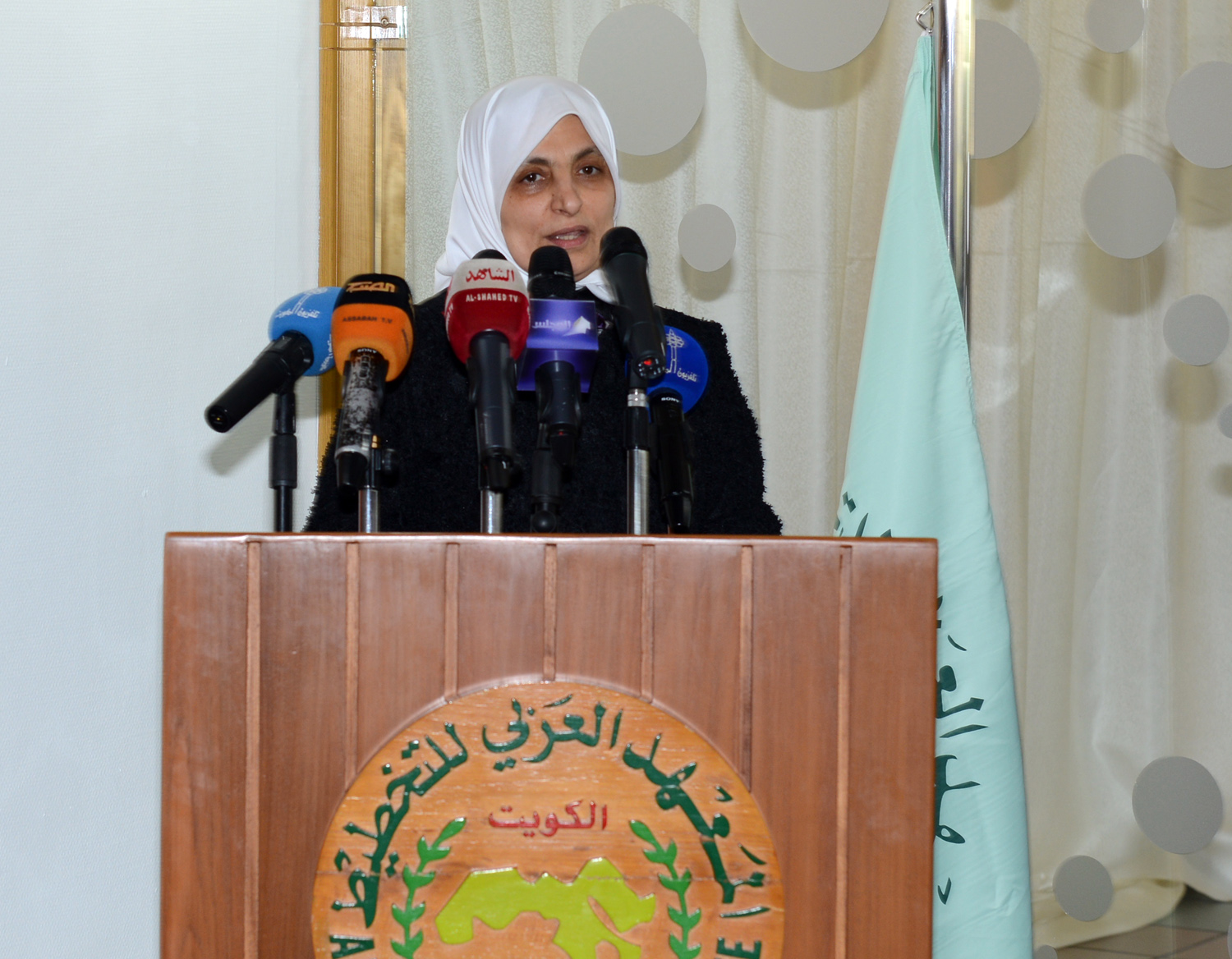 Minister of Social Affairs and Minister of State for Planning and Development Hind Al-Sabeeh
