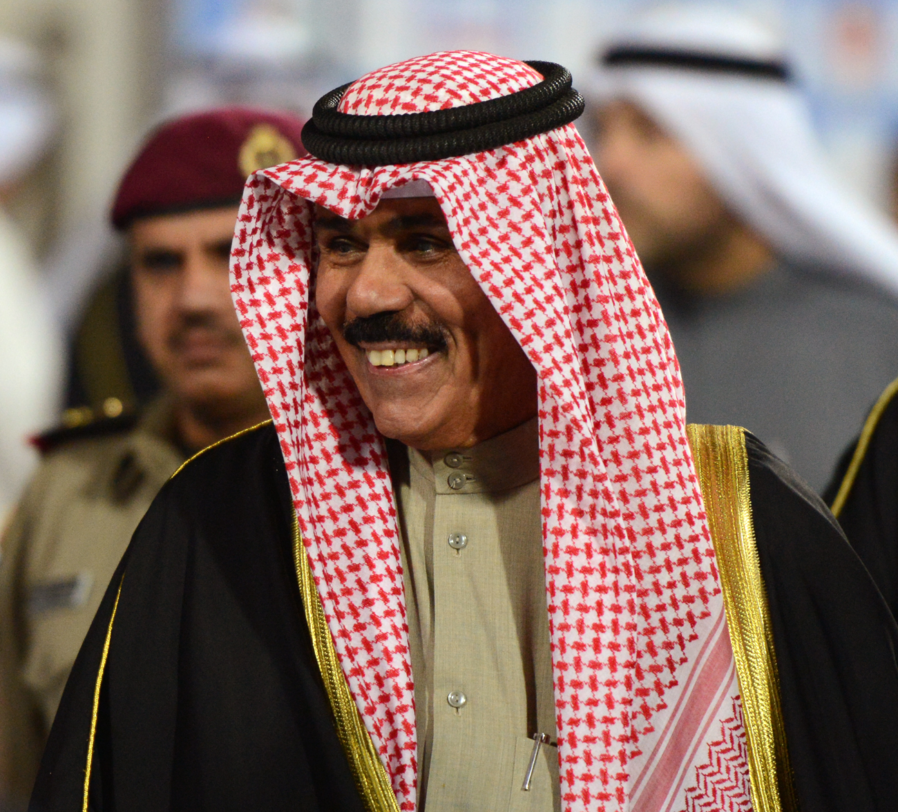 His Highness the Crown Prince Sheikh Nawaf Al-Ahmad Al-Jaber Al-Sabah attends Crown Prince Football Cup final