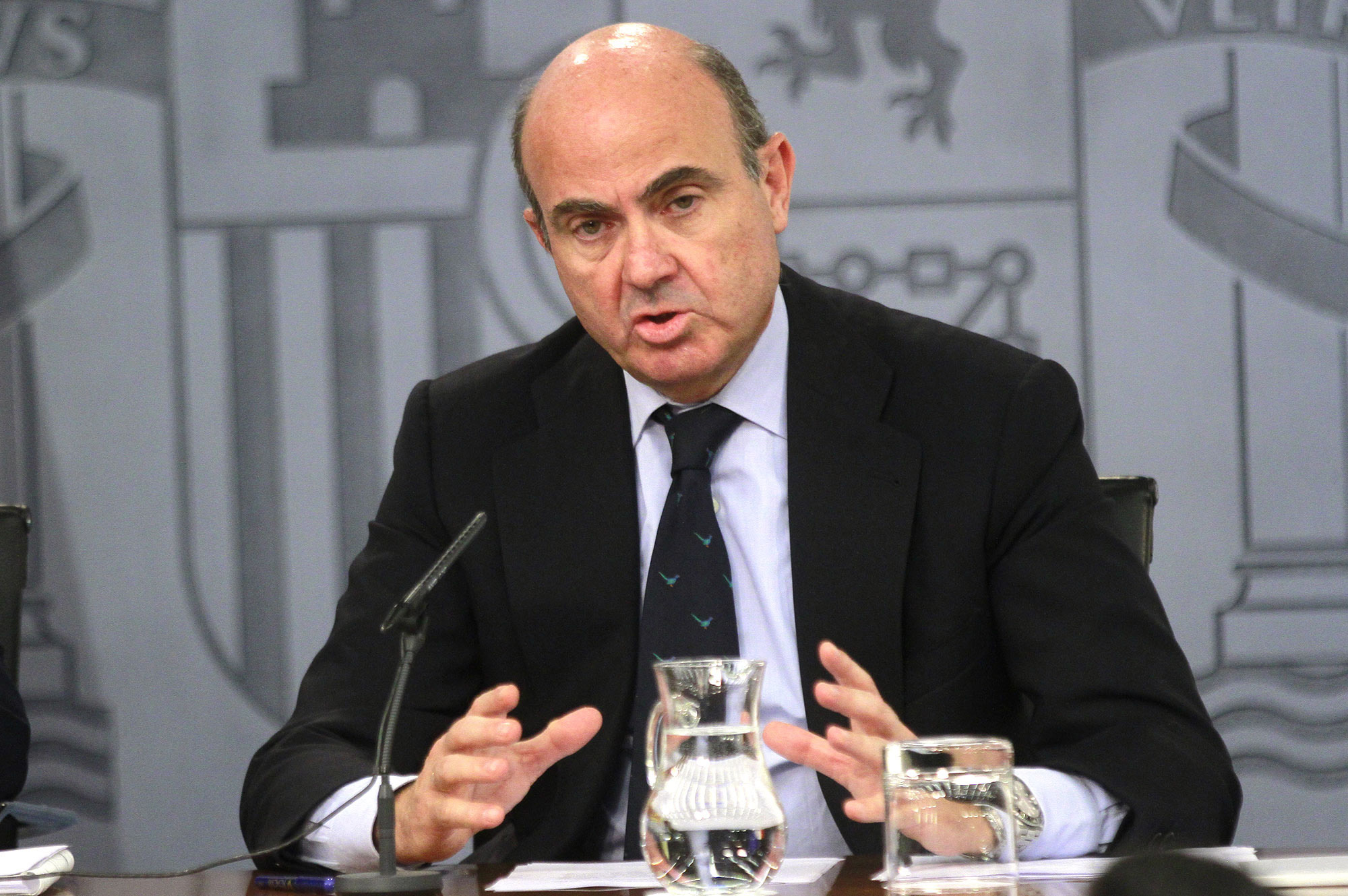 Spanish Minister of Economy and Competitiveness Luis De Guindos Jurado
