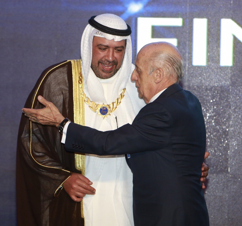 the President of the Association of National Olympic Committees (ANOC) Sheikh Ahmad Fahad Al-Sabah