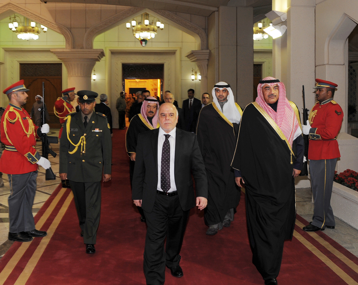 Iraqi PM departs Kuwait after brief visit