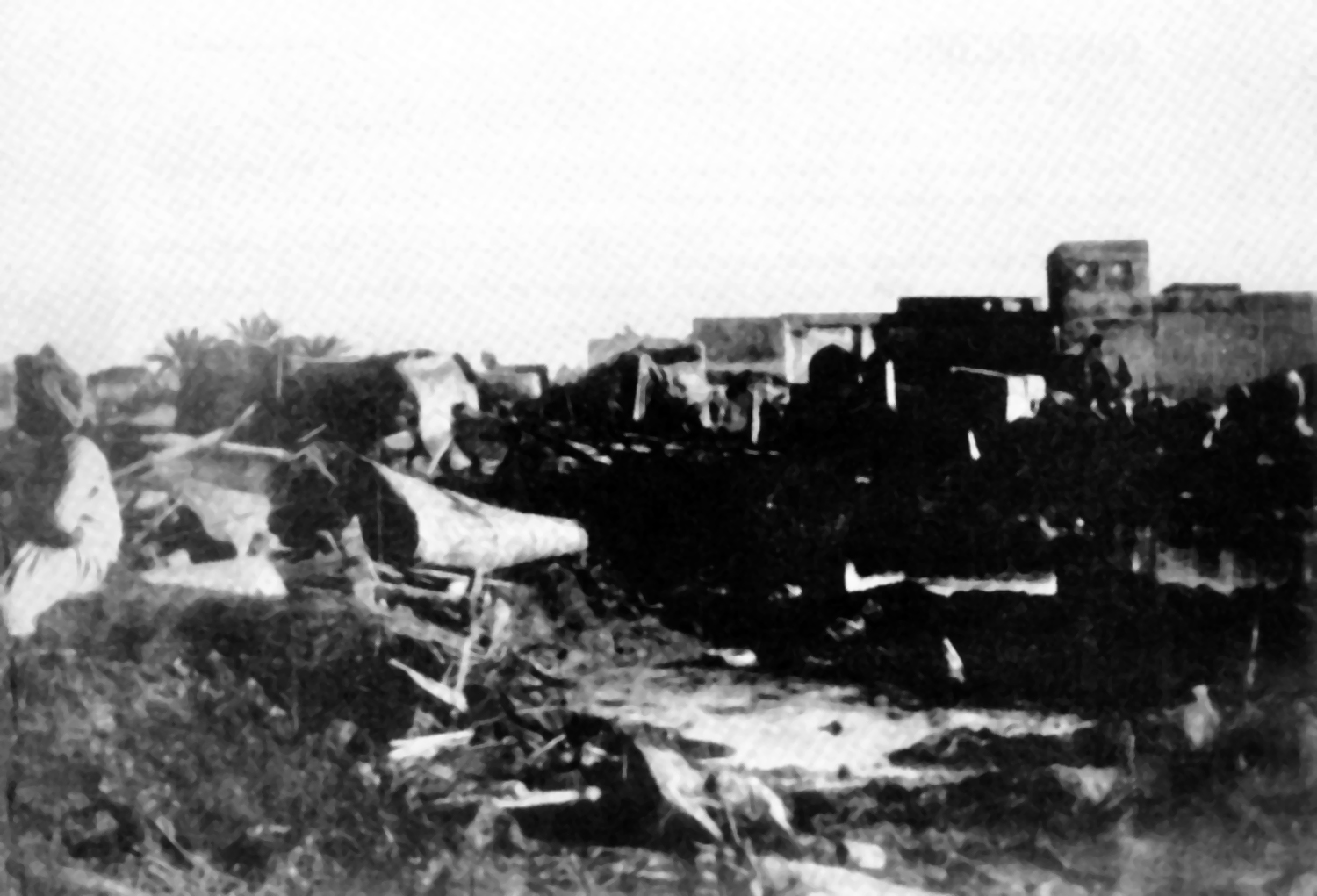 Houses destroyed in the destructive 1934 filming wife of the British Agent in Kuwait Ms. / Dixon