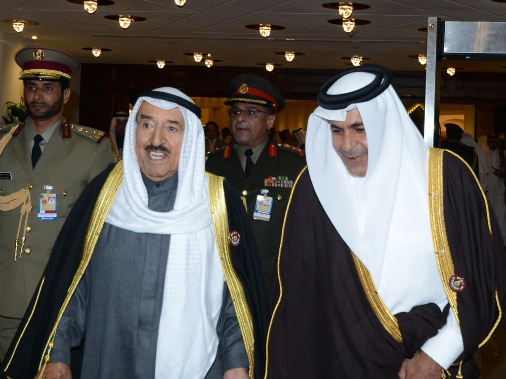 HH the Amir Sheikh Sabah Al-Ahmad Al-Jaber Al-Sabah leaves Doha after participating in 35th GCC Summit