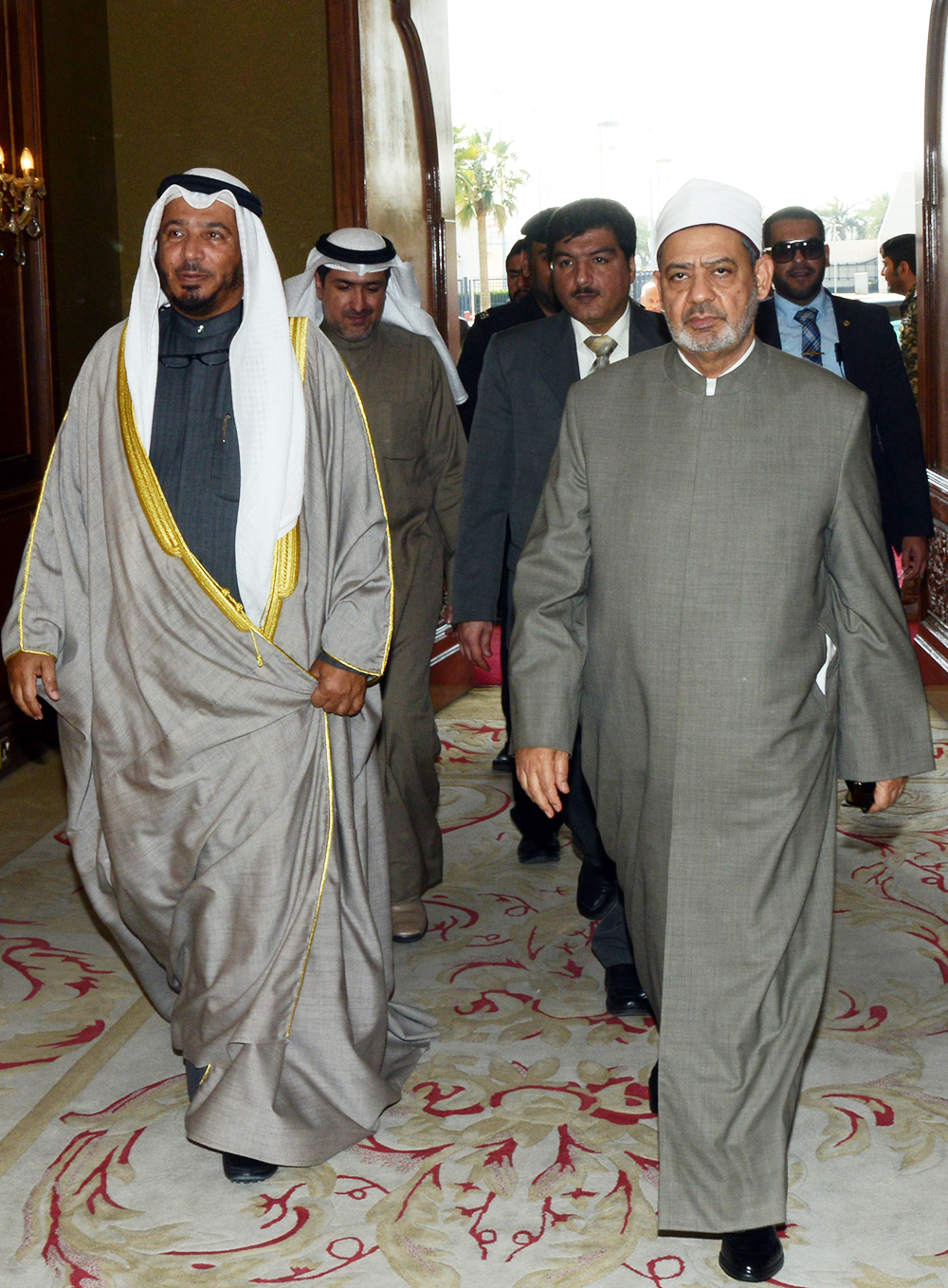 Egypt's Grand Imam of Al-Azhar Dr. Ahmed Al-Tayeb leaves Kuwait