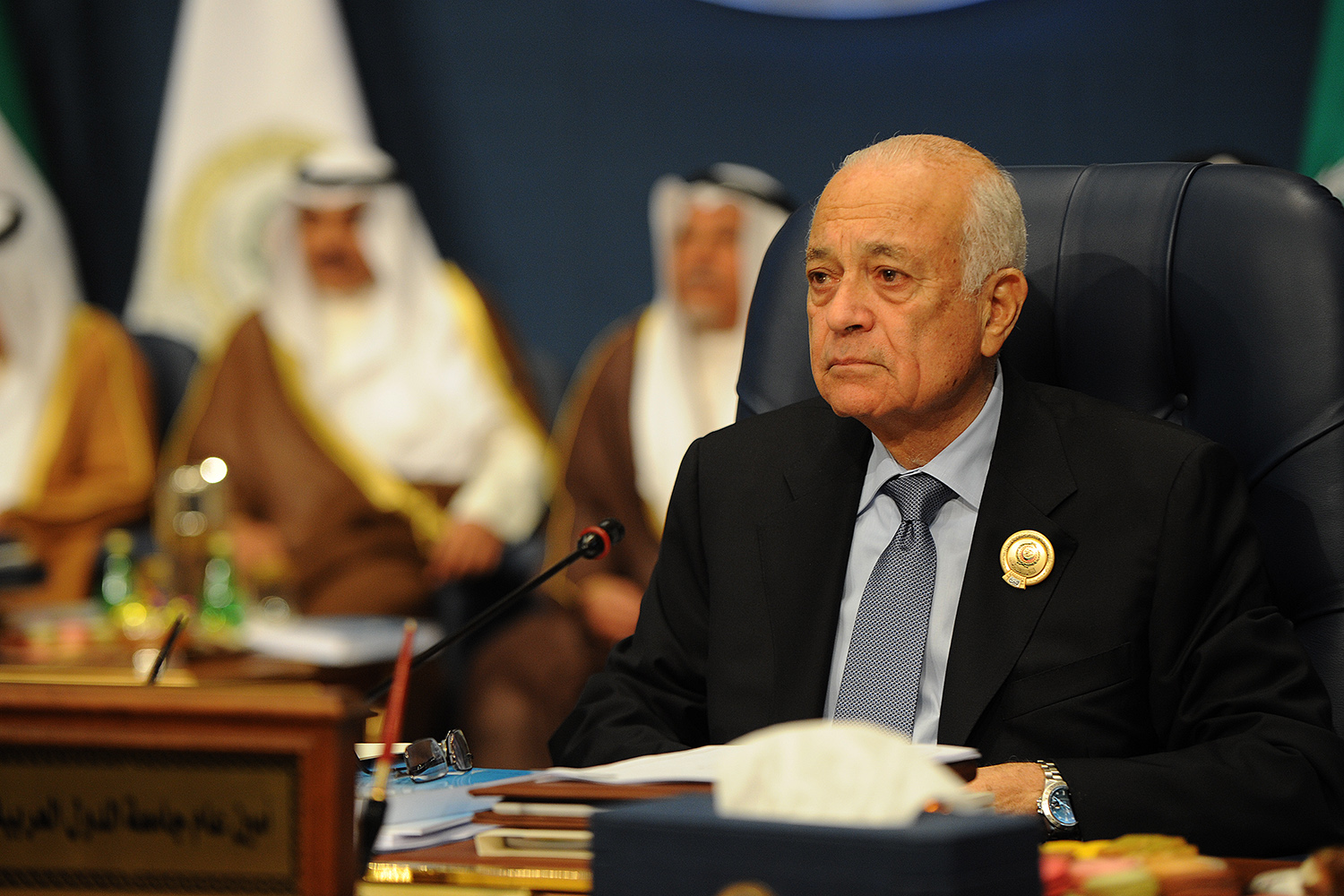 Arab League Secretary General Nabil Al-Araby