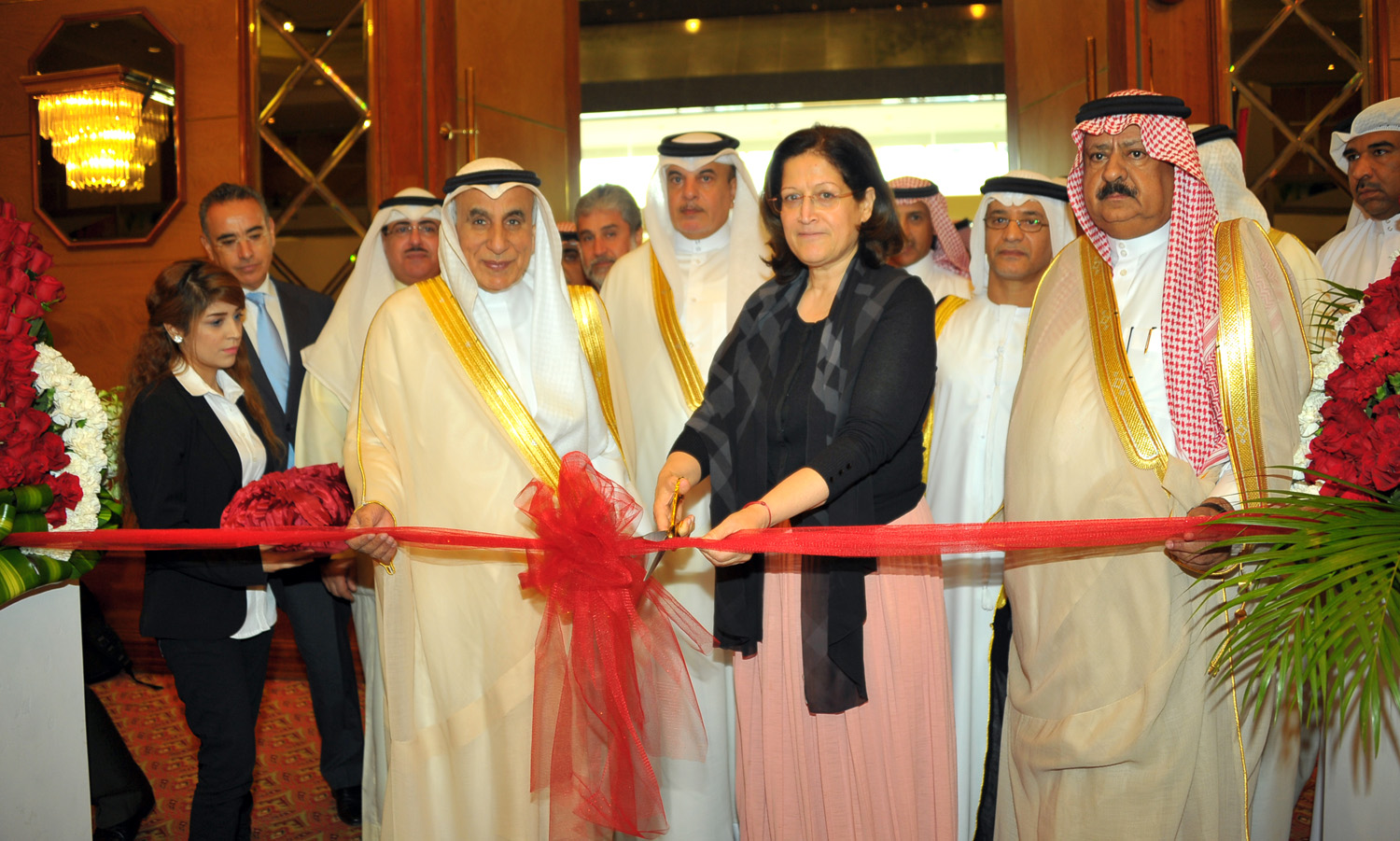 Bahraini Minister of Information Sameera Rajab opens Electronic media  festival