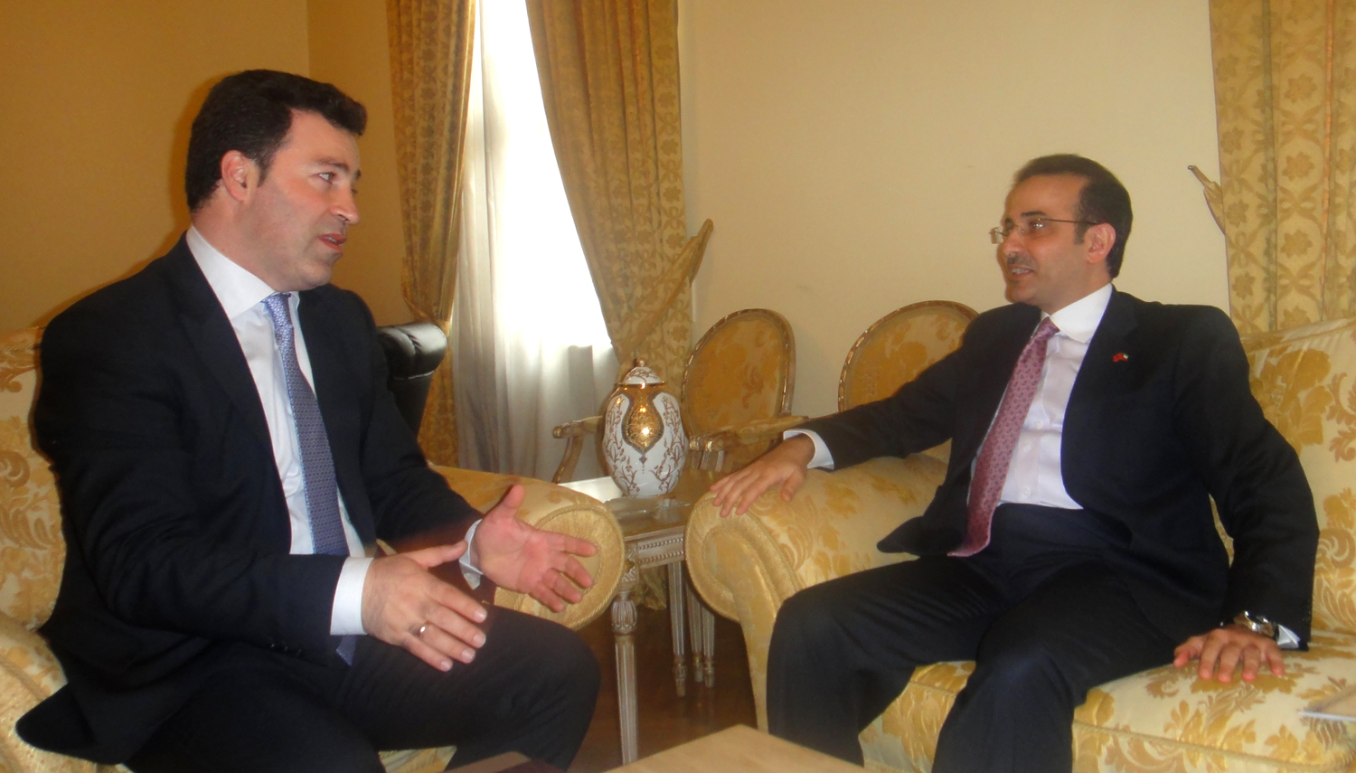 Albanian Deputy Prime Minister Niko Peleshi meets Kuwaiti Ambassador in Albania Najeeb Abdulrahman Al-Bader