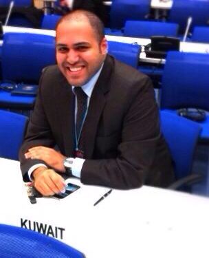 Third Secretary at the Kuwaiti Embassy in Austria and Permanent Delegate at International Organizations in Vienna Yaseen Al-Majid
