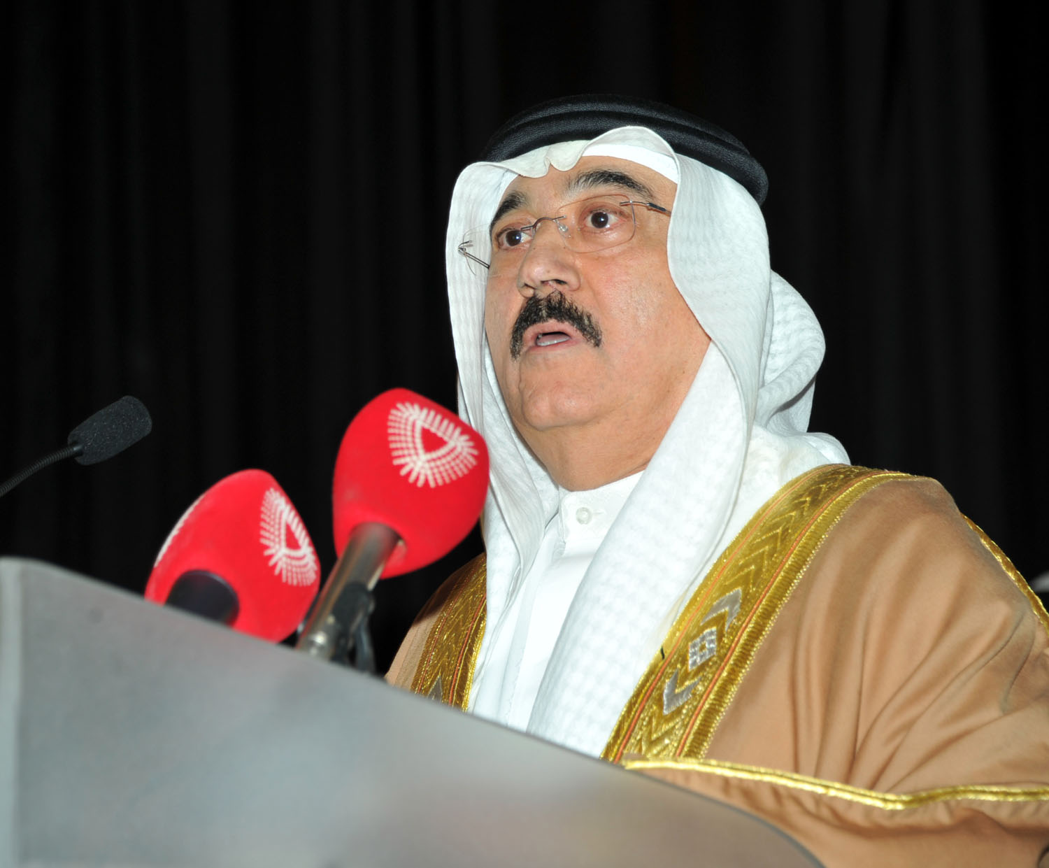 مستشار العاهل البحريني للشؤون الدبلوماسية محمد عبدالغفار في كلمة خلال افتتاح فعاليات مؤتمر (الامن الوطني والامن الاقليمي)
