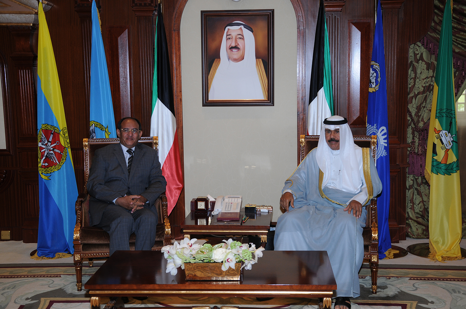 His Highness the Crown Prince Sheikh Nawaf Al-Ahmad Al-Jaber Al-Sabah receives Mauritanian Ambassador to Kuwait Sidi Didi Syed Ahmed