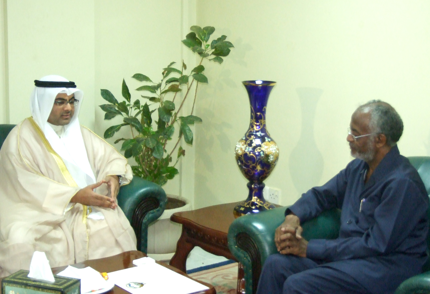 Foreign Minister Ali Karti receives Kuwaiti Ambassador to Sudan Talal Al-Hajeri