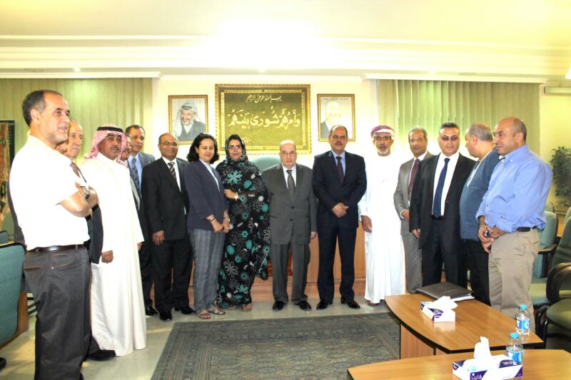 The Secretariat General of the Federation of Arab Journalists meeting