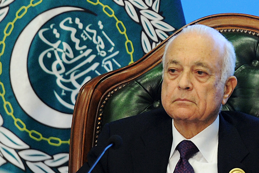 The Arab League Secretary General Nabil Al-Araby