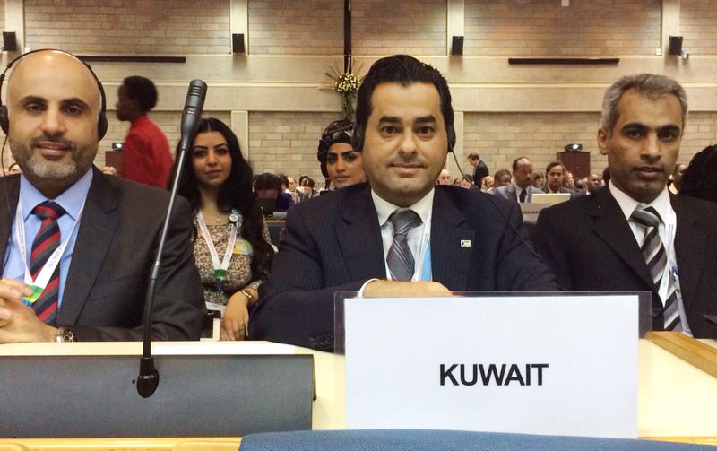The head of the participating Kuwaiti delegation at the crucial meeting Mohammad Al-Enezi