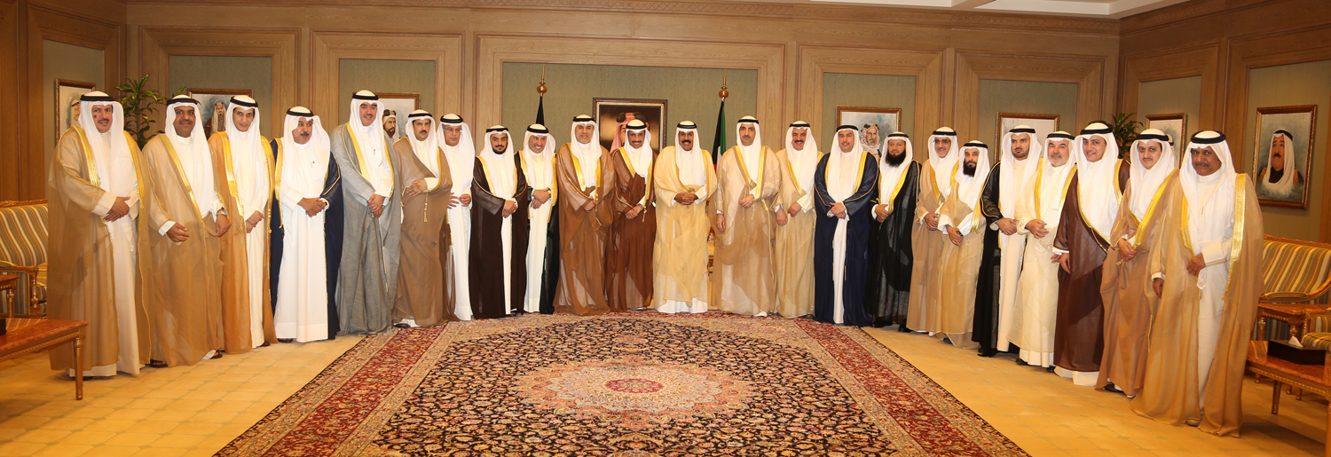 His Highness the Crown Prince Sheikh Nawaf Al-Ahmad Al-Jaber Al-Sabah received MPs