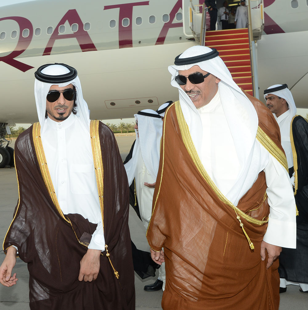 Personal Representative of Qatar's Amir arrives in Kuwait