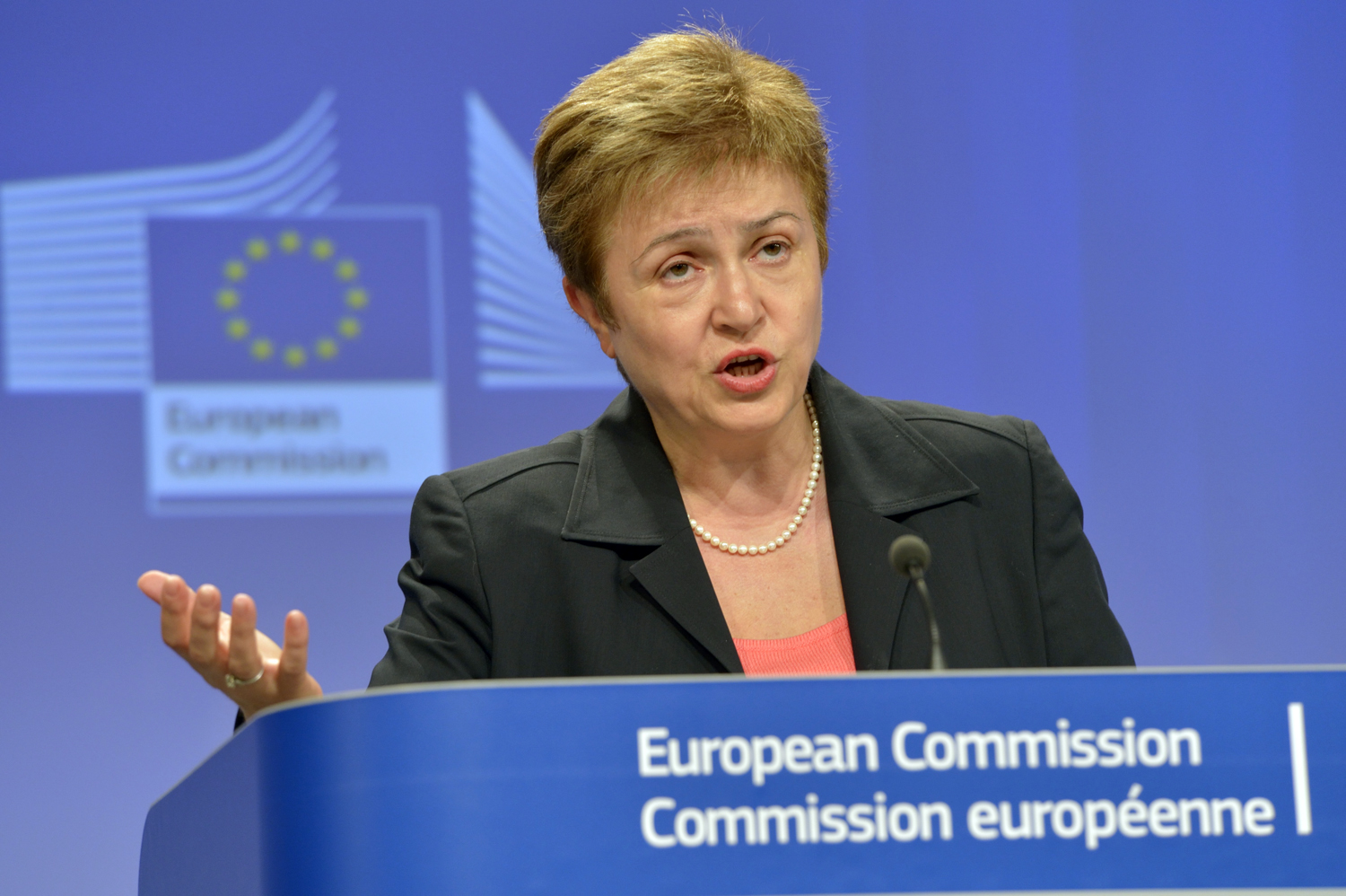 Kristalina Georgieva, EU Commissioner for International Cooperation and Humanitarian