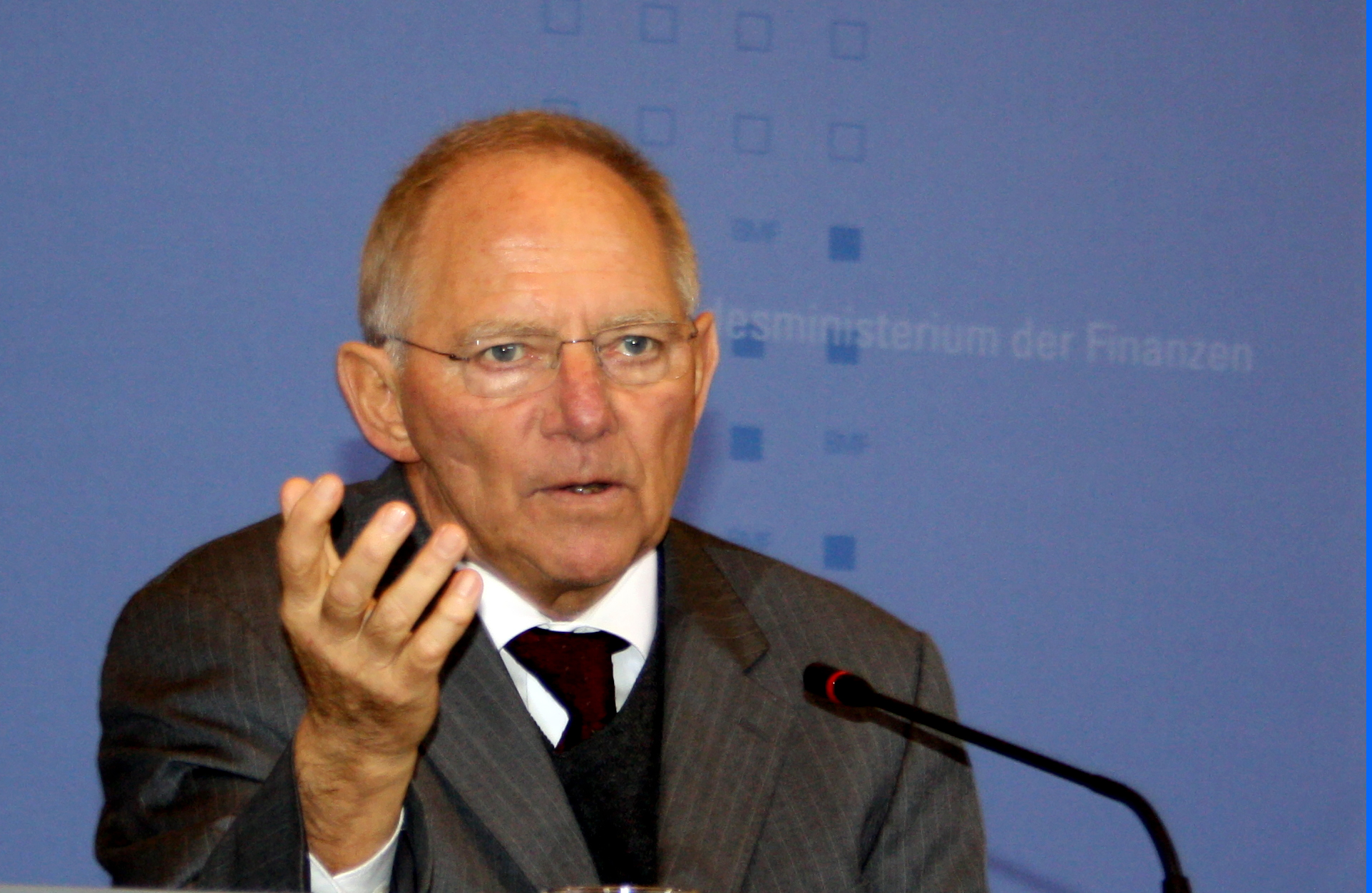 وزير المالية الألماني وولفغانغ شويبله