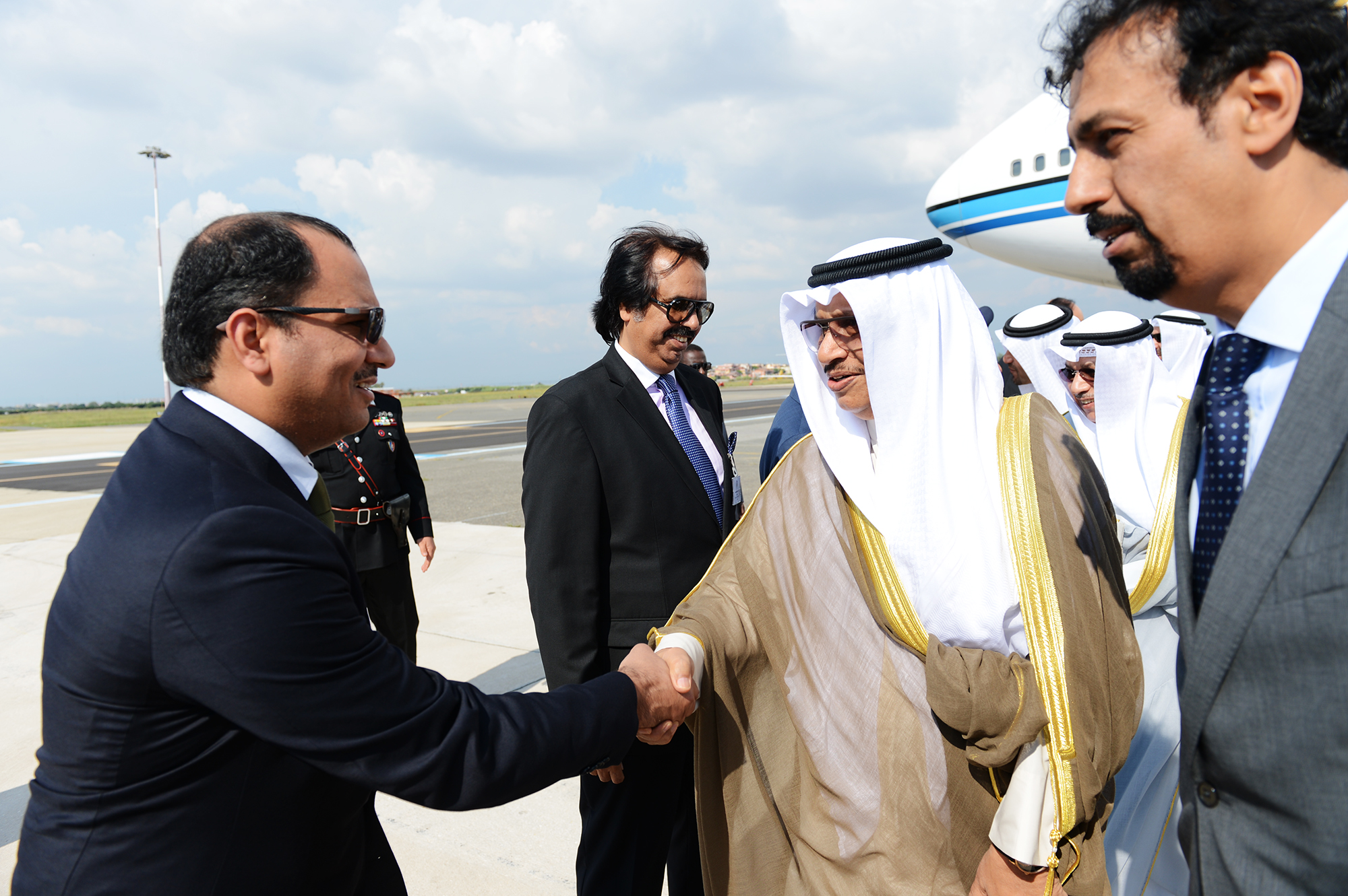 His Highness the Prime Minister Sheikh Jaber Al-Mubarak Al-Hamad Al-Sabah arrived in Italy
