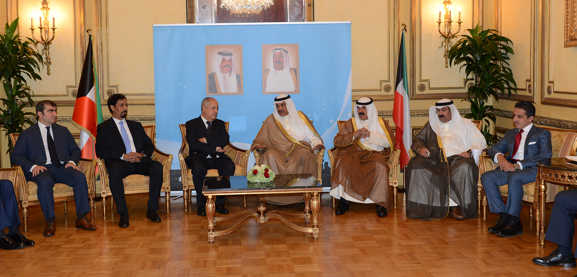 Sheikh Sabah Khaled receives Arab diplomats in Rome
